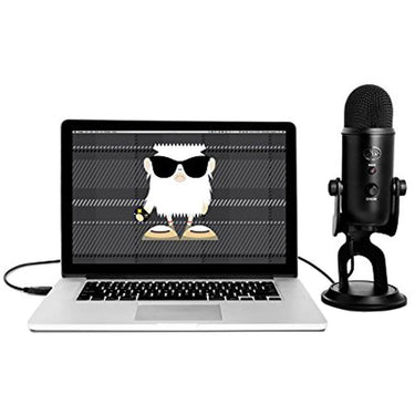 Blue Yeti USB Desk Microphone Blackout Open Box with 1 Year Warranty
