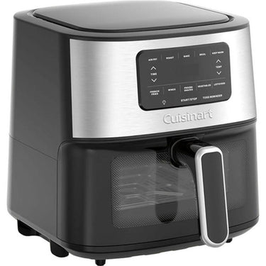 Cuisinart Air Fryer Oven 6-Qt Basket Air Fryer Steel Open Box + 1 Year Warranty