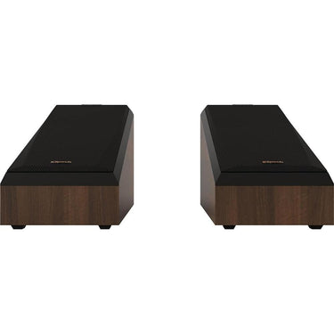 Klipsch Surround Sound Speakers DTS Walnut Pair Open Box with 1 Year Warranty