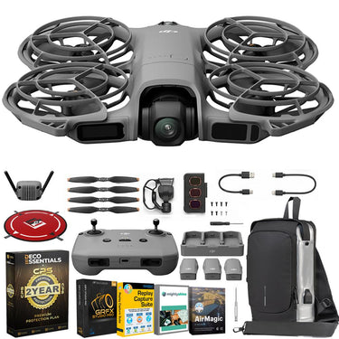 DJI Neo 2 Drone Fly More Combo 4K Camera + Extended Warranty Accessory Kit Bundle