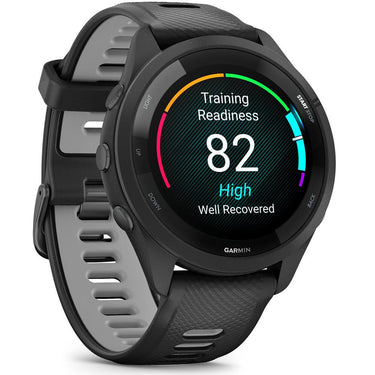 Garmin Forerunner 265 GPS Smartwatch 46mm Gray with 22mm Milanese Band Bundle