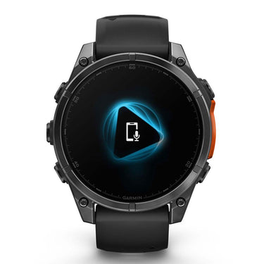 Garmin Fenix 8 47 mm AMOLED Slate Gray with Black Silicone Band with Band Bundle