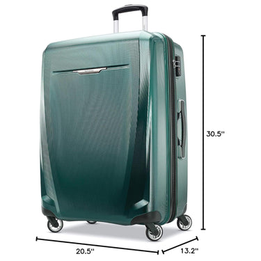 Samsonite Winfield 3 DLX Spinner 28" Checked Luggage - (Emerald) - (120754-L413)