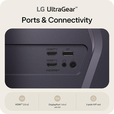 LG 32" Ultragear G6 QHD 2560x1440 200Hz 1ms 16:9 IPS Gaming Monitor, Black