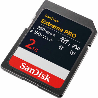 Sandisk NEW! 2TB Extreme PRO SD UHS-I V30 Memory Card, Up to 250MB/s Read (New 2026)
