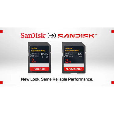 Sandisk NEW! 2TB Extreme PRO SD UHS-I V30 Memory Card, Up to 250MB/s Read (New 2026)