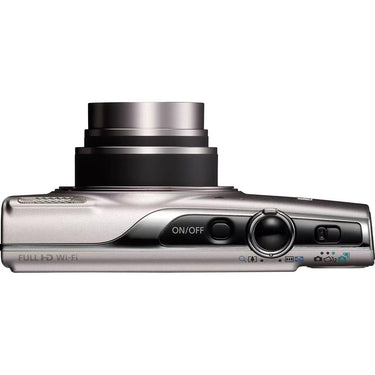 Canon PowerShot ELPH 360 HS A (Silver), 20.2MP CMOS, 12x Zoom, OIS, 1080p FHD