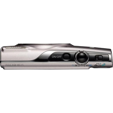 Canon PowerShot ELPH 360 HS A (Silver), 20.2MP CMOS, 12x Zoom, OIS, 1080p FHD