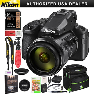 Nikon COOLPIX P950 Compact Digital Camera with 83x Optical Zoom Lens Pro Bundle