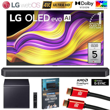 LG 77" G5 Series OLED evo 4K UHD webOS TV (2025) + Samsung Q-Series Soundbar Bundle