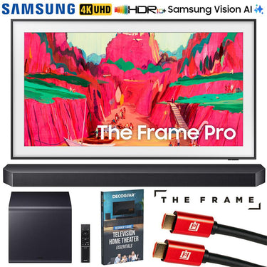 Samsung 65" The Frame Pro 4K Neo QLED Mini LED TV (2025) w/ Q-Series Soundbar Bundle