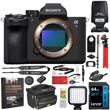 Sony a7 V Full-frame Mirrorless Camera (Body) ILCE-7M5/B w/ Accessories Bundle