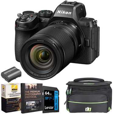 Nikon Z5II FX Full-Frame Mirrorless Camera w/ 24-105mm Lens Kit +Deco Essentials eBook