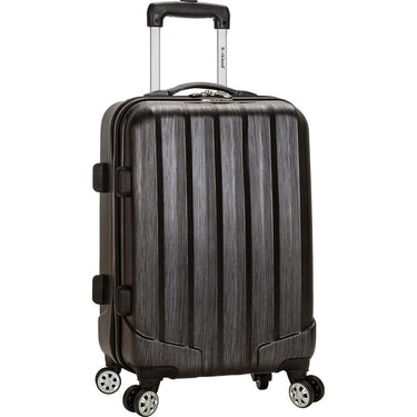 Rockland Melbourne Hardside 20" Expandable Spinner Carry-On Luggage, Metallic (F145)
