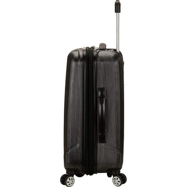 Rockland Melbourne Hardside 20" Expandable Spinner Carry-On Luggage, Metallic (F145)