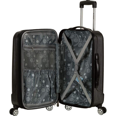 Rockland Melbourne Hardside 20" Expandable Spinner Carry-On Luggage, Metallic (F145)