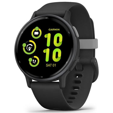 Garmin Vivoactive 5 Fitness Smartwatch Black with Nylon Band Bundle