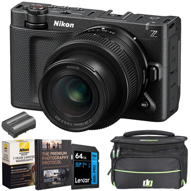 Nikon ZR Cinema Camera, 6K Full-Frame, RED ((24-50mm Lens Kit) + Deco Essentials eBook