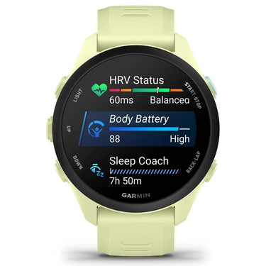 Garmin Forerunner 70 Citron with Deco Essentials Charging Dock Bundle