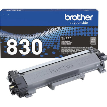 Brother Genuine TN830 Standard Yield Black Toner Cartridge (2-Pack) + Printer eBook