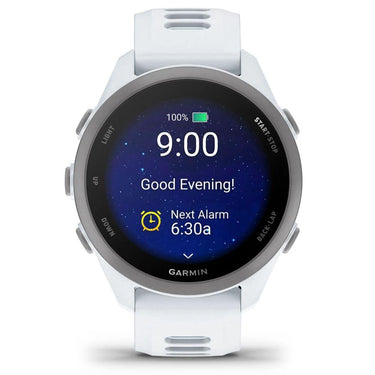 Garmin Forerunner 170 Whitestone/Cloud Blue with Charging Bundle