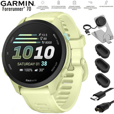 Garmin Forerunner 70 Citron with Charging Bundle