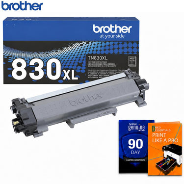 Brother Genuine High Yield Black Printer Toner Cartridge+Deco Gear Print Guide