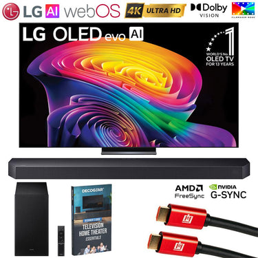 LG 83" OLED evo AI C6H 4K webOS TV (2026) w/ HW-Q600F Soundbar +Subwoofer Bundle