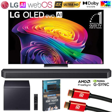 LG 83" OLED evo AI C6H 4K webOS TV (2026) w/ HW-Q900H Q-Series Soundbar Bundle
