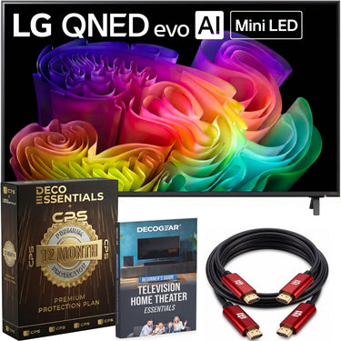 LG 100" QNED evo AI Mini LED 4K Smart TV (2026) w/ 1 Year Extended Warranty Bundle