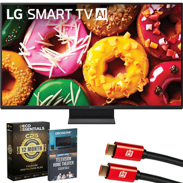 LG LB70 27" Full HD HDR10 Pro Smart LED TV w/ 1 YR Extended Warranty Bundle