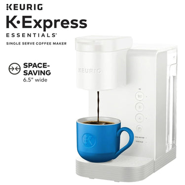 Keurig K-Express Essentials Single-Serve K-Cup Pod Coffee Maker (Cloud White)