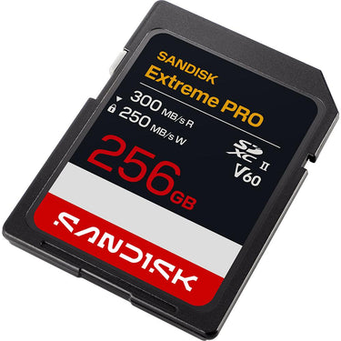 Sandisk NEW! 256GB Extreme PRO SDXC UHS-II V60 Memory Card, Up to 300MB/s Read (2026)