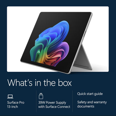 Microsoft Surface Pro 13" Snapdragon X2 Plus (10 core), 16GB RAM 512GB SSD, Platinum