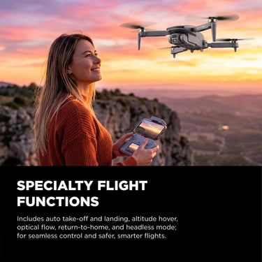 Vivitar SkyTrek GPS Foldable Video Drone (DRCSC1)