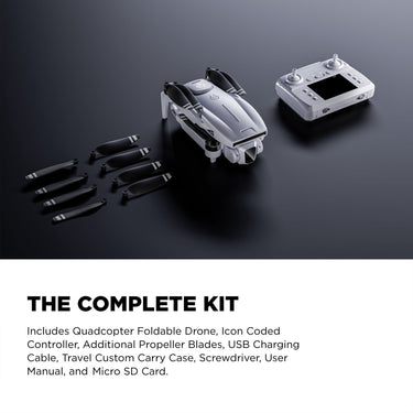 Vivitar SkyTrek GPS Foldable Video Drone (DRCSC1)