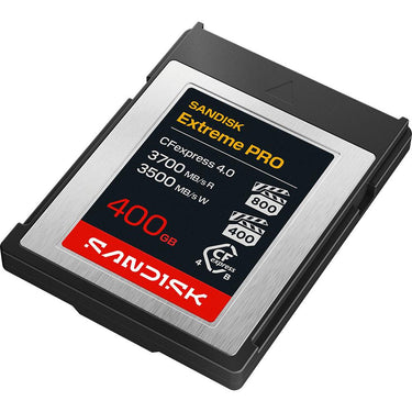 SanDisk Extreme PRO CFexpress 4.0 Type B Memory Card - 400GB (Up to 3700MB/s)
