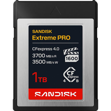 SanDisk Extreme PRO CFexpress 4.0 Type B Memory Card - 1TB (Up to 3700MB/s)