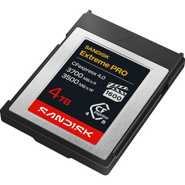 SanDisk Extreme PRO CFexpress 4.0 Type B Memory Card - 4TB (Up to 3700MB/s)