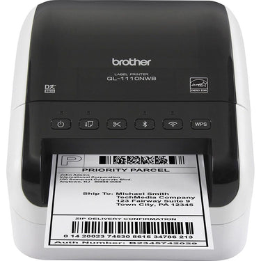 Brother QL-1110NWB Wide Format Wireless Monochrome Professional Label Printer