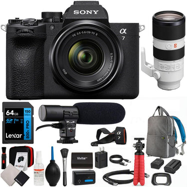 Sony a7 V Full-Frame Mirrorless Camera (28-70mm + 70-200mm) Dual Lens Bundle