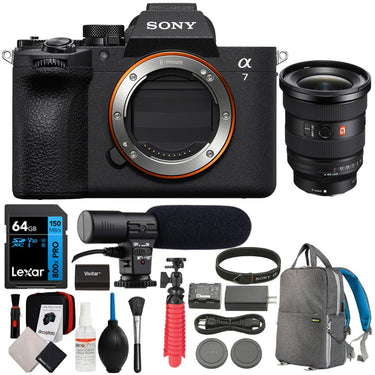 Sony a7 V Full-Frame Mirrorless Camera Body + 16-35mm Lens Accessory Bundle