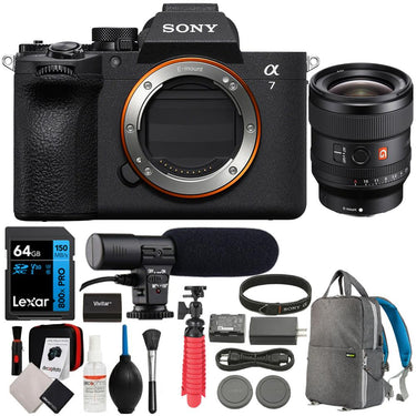 Sony a7 V Full-Frame Mirrorless Camera Body Only + 24mm Lens Accessory Bundle