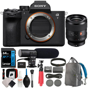 Sony a7 V Full-Frame Mirrorless Camera Body Only + 35mm Lens Accessory Bundle
