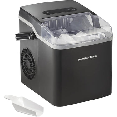 Hamilton Beach Portable Bullet Countertop Ice Maker Machine, Black (86151)