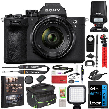 Sony a7 V Full-frame Mirrorless Camera with 28-70mm II Lens + Accessories Bundle
