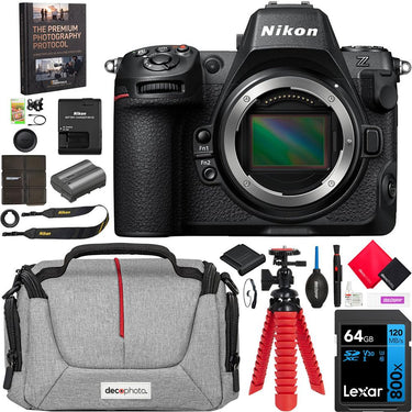 Nikon Z8 Professional Full Frame Mirrorless 8K Video Hybrid Camera Body Bundle