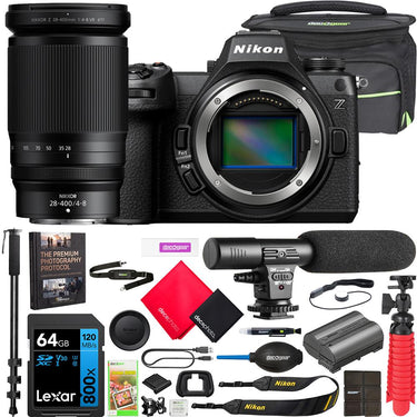 Nikon Z6III Mirrorless Camera with FX 28-400mm Lens Accessories Kit