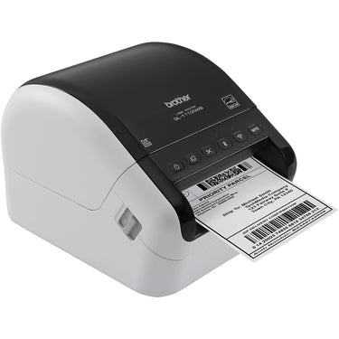 Brother Wide Format Wireless Monochrome Label Printer with Labels and Guidebook