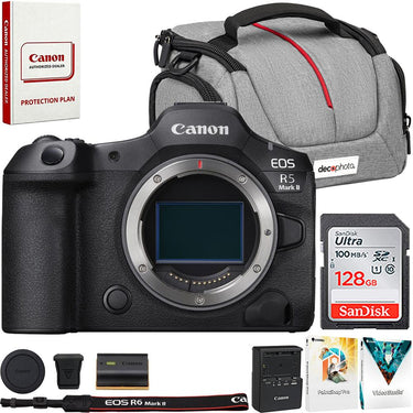 Canon EOS R5 Mark II Full Frame Mirrorless Camera Body with Accessories Bundle